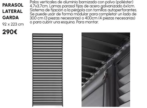 Parasol Lateral Garda