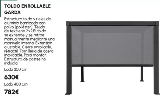 Toldo Enrollable Garda