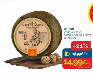 Vega - Queso Oveja Viejo stomelamos 8 Meses