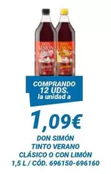 Don Simón - Tinto Verano Clasico O Con Limón