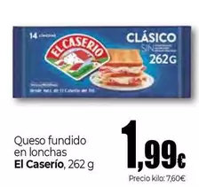 El Caserío - Queso Fundido En Lonchas