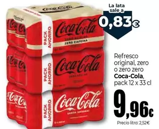 Coca-Cola - Refresco Original, Zero O Zero Zero