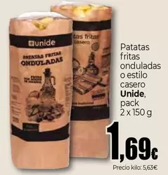 Unide - Patatas Fritas Onduladas O Estilo Casero