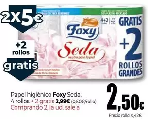 Foxy - Papel Higiénico Seda