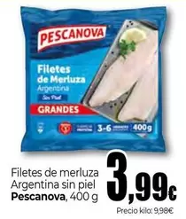 Pescanova - Filetes De Merluza Argentina Sin Piel