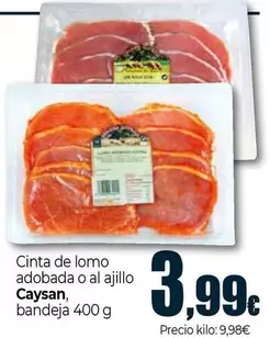 Caysan - Cinta De Lomo Adobada O Al Ajillo