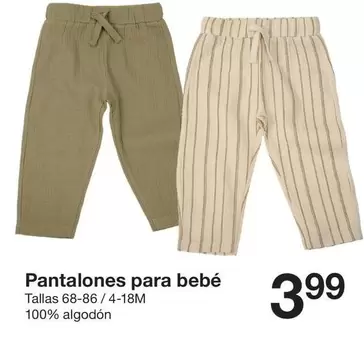 Bebé - Pantalones Para Bebe
