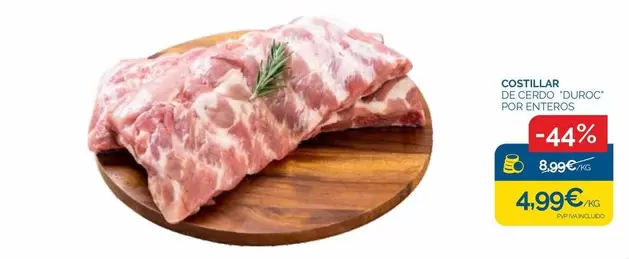 Costillar De Cerdo Duroc Por Enteros