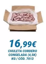 Chuleta Cordero Congelada