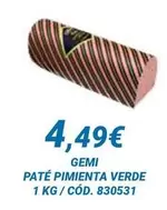Gemi - Pate Pimienta Verde