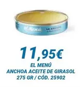 El Menu - Anchoa Aceite De Girasol