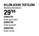 Sillon Acero Textilene