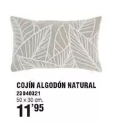 Cojín Algodón Natural