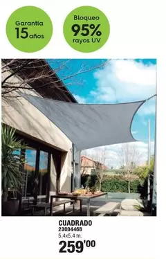 Coolaroo - Toldos Vela Grande Color Gris Claro Cuadrado