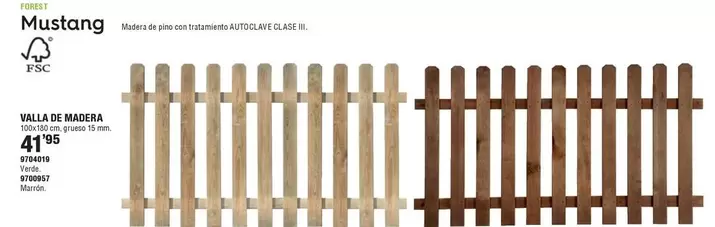 Forest - Mustang Valla De Madera