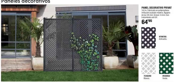 Panel Decorartivo Privat