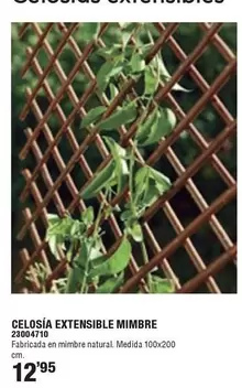 Celosía Extensible Mimbre