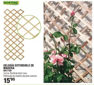Celosia Extensible De Madera