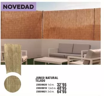 Novedad - Jungo Natural Tejido