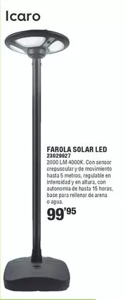 Icaro - Farola Solar Led