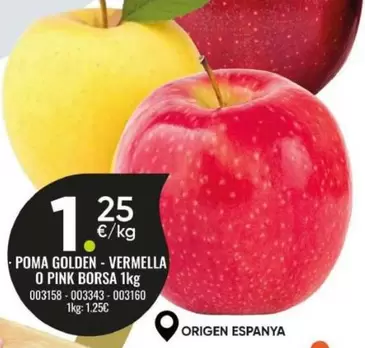 Poma Golden - Vermella O Pink Borsa