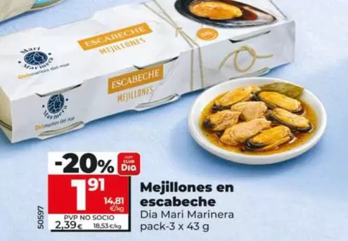 Dia Mari Marinera - Mejillones En Escabeche