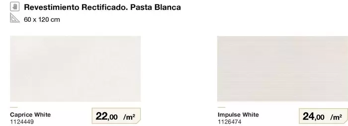 Ape Grupo - Revestimiento Rectificado Caprice White/Impulsive White
