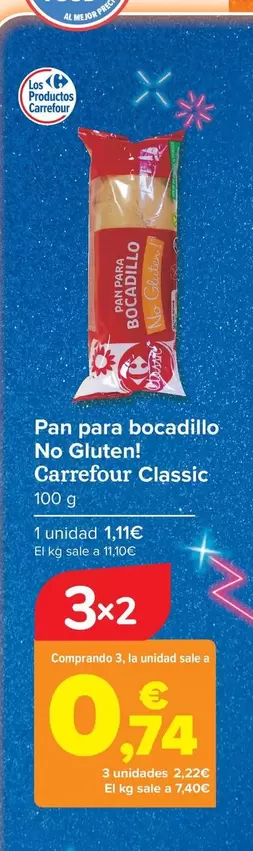 Carrefour Classic - Pan Para Bocabillo No Gluten!