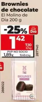 El Molino De Dia - Brownies De Chocolate