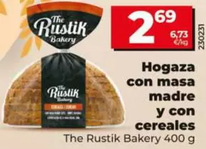 The Rustik Bakery - Hogaza Con Masa Madre Y Con Cereales