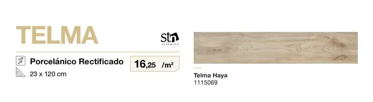 Stn Cerámica - Porcelánico Rectificado Telma Haya