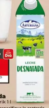 Asturiana - Leche Desnatada