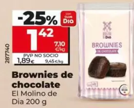 El Molino De Dia - Brownies De Chocolate