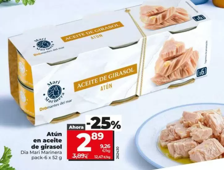 Dia Mari Marinera - Atun En Aceite De Girasol