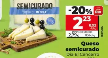 Dia El Cencerro - Queso Semicurado