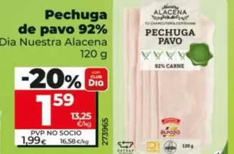 Dia Nuestra Alacena - Pechuga De Pavo 92%