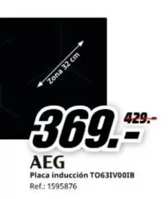 AEG - Placa Inducción To63iv001b