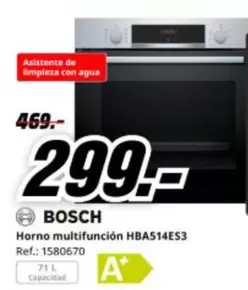 Bosch - Horno Multifunción Hba514es3