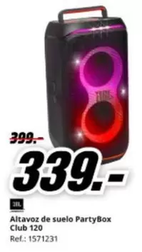 Altavoz De Suelo Partybox Club 120