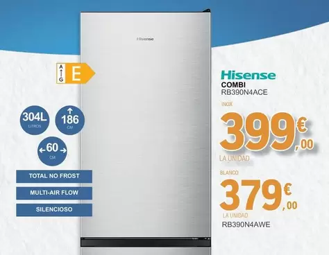 Hisense - Combi Rb390n4ace