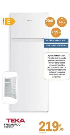 Teka - Frigorifico RTF2510