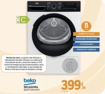 Beko - Secadora BM3T48249W