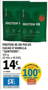 Santiveri - Protein 90 En Polvo Cacao O Vainilla