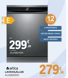 Artica - Lavavajillas ALV6600DW
