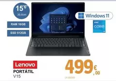 Lenovo - Portátil V15