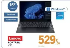 Lenovo - Portatil V15