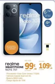 Realme - Smartphone Note 70T