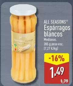 All Seasons - Espárragos Blancos