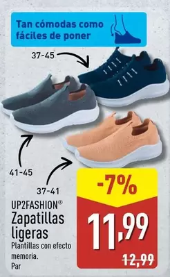 Up2fashion - Zapatillas Ligeras