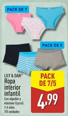 Lily & Dan - Ropa Interior Infantil